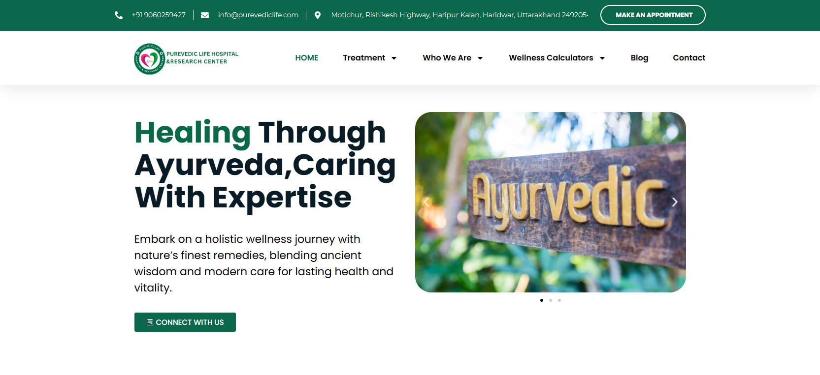 Pure Vedic Life Is Best Ayurvedic Research Centre in India